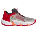 adidas Trae Unlimited Basketball Shoes Grey/Red US Mens 7 / Womens 8