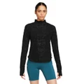 Nike Womens Trail Dri-FIT 1/4 Zip Mid Layer Top Black S