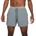 Nike Mens Dri-FIT Stride 5inch Running Shorts Grey XL