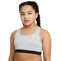 Nike Girls Swoosh Sports Bra Grey M