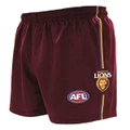 Brisbane Lions Mens Home Supporter Shorts Maroon XL