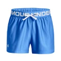 Under Armour Girls Play Up Shorts Blue XS