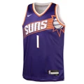 Nike Youth Phoenix Suns Devin Booker 2023/24 Icon Basketball Jersey Purple L