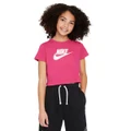 Nike Girls Sportswear Futura Cropped Tee Pink XL