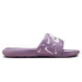 Nike Victori One Womens Slides Purple/Silver US 11