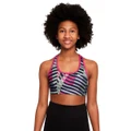 Nike Girls Swoosh Reversible Bra Pink/Print M