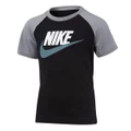Nike Junior Boys Sportswear Futura Raglan Tee Black 5