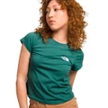 The North Face Womens Evolution Cutie Tee Green L