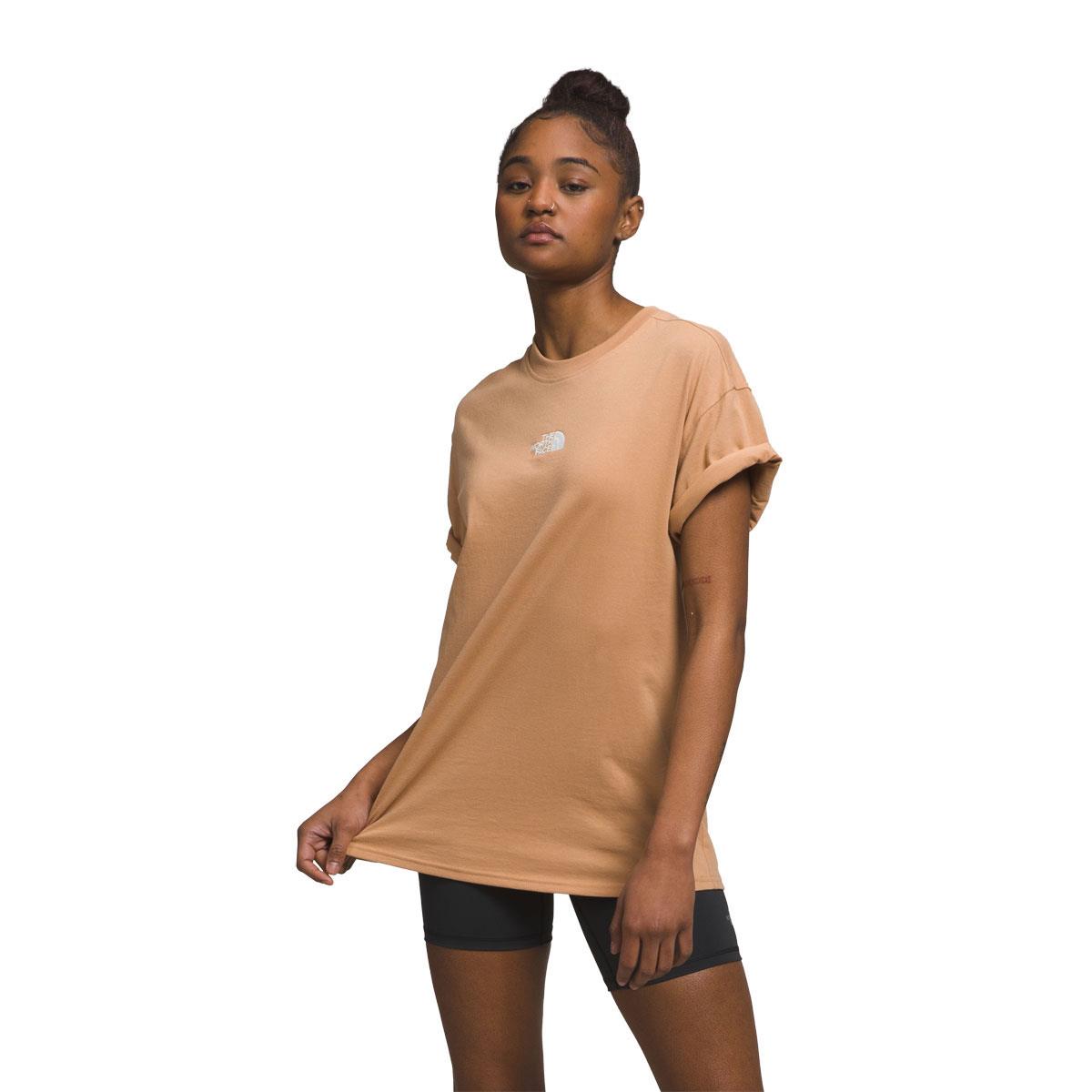 The North Face Womens Evolution Oversize Tee Beige XS
