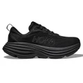 HOKA Bondi 8 Womens D Running Shoes Black US 9