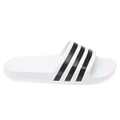 adidas Adilette Aqua Slides White / Black US Mens 13 / Womens 14