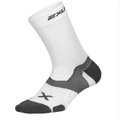 2XU Vectr Cushion Crew Socks White XL
