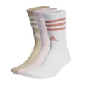 adidas 3-Stripes Cushioned Mid-Cut Socks Multi L