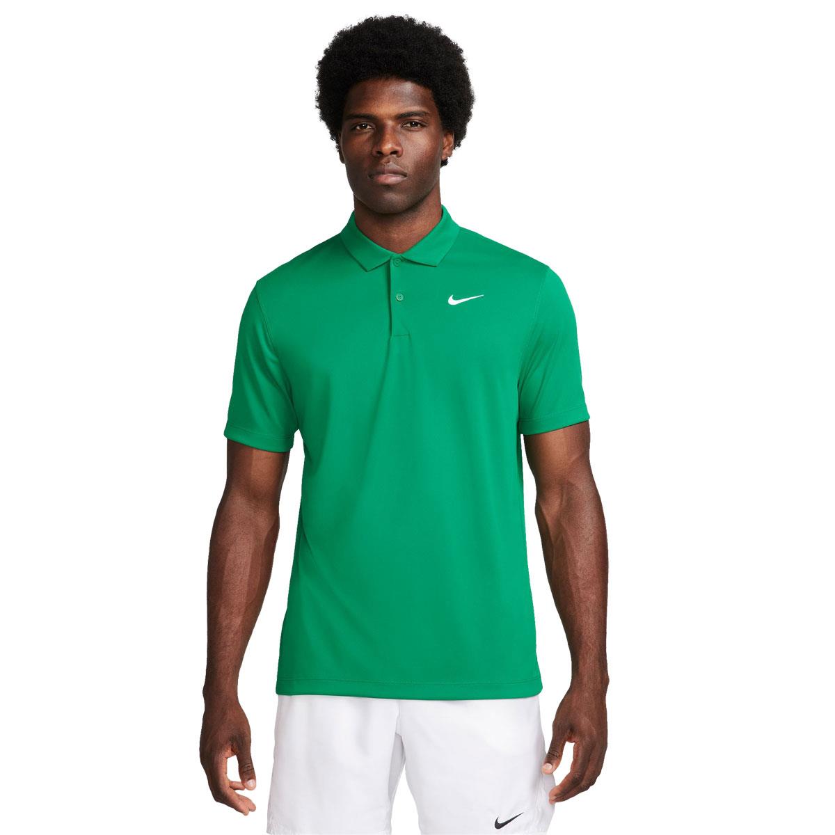 NikeCourt Mens Dri-FIT Tennis Polo Green XL