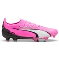 Puma Ultra Ultimate Football Boots Pink US Mens 9.5 / Womens 11