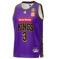 Champion Youth Sydney Kings D. J. Hogg 2023/24 Home Basketball Jersey Purple 10