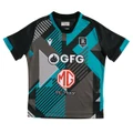 Port Adelaide 2024 Kids Run Out Tee Black S