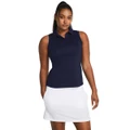 Under Armour Womens Playoff Sleeveless Polo Navy S