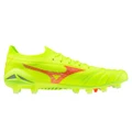 Mizuno Morelia Neo 4 Beta Elite Football Boots Yellow/Pink US Mens 11 / Womens 12.5