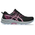 Asics Venture 9 Womens Trail Running Shoes Black/purple US 8