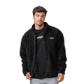 Muscle Nation Men's Sherpa Zip Through Jacket Black S