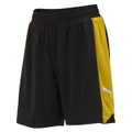 Puma Kids Shot Blocker Basketball Shorts Black/Yellow XS