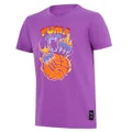 Puma Kids TSA Basketball Tee Violet XS