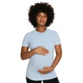 Nike One Womens Maternity Tee Blue XS