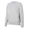 Champion Mens Reverse Weave Small C Logo Sweatshirt Charcoal XL