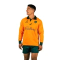 Wallabies 2024 Mens Traditional Long Sleeve Rugby Jersey Gold S