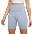 Nike One Womens High-Rise 7 Inch Bike Shorts Lavender M