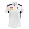 Fremantle Dockers 2024 Mens Club Polo White/Purple XL
