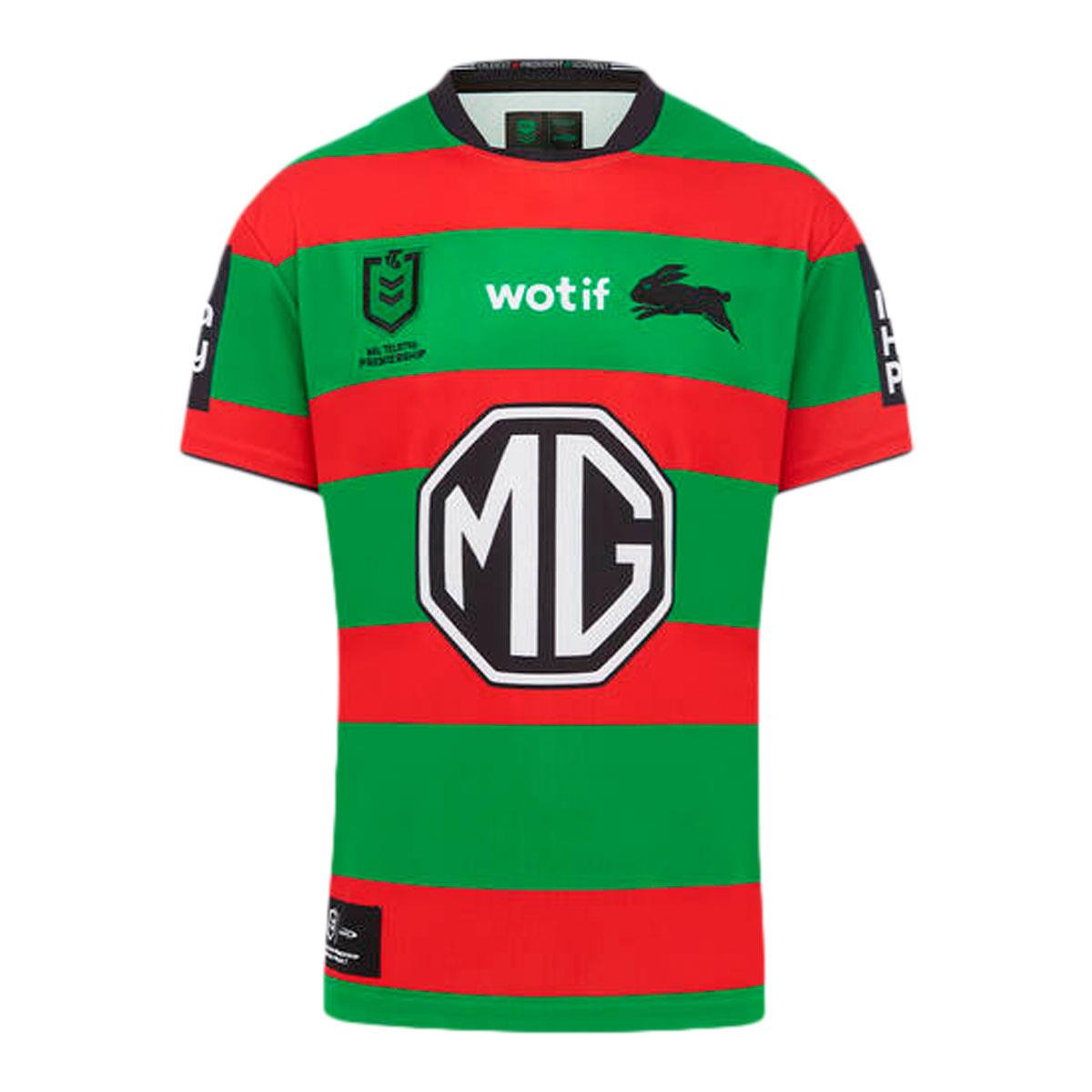 South Sydney Rabbitohs 2024 Kids Home Jersey Red/Green 6