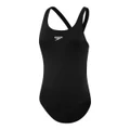 Speedo Girls Endurance Leaderback Swimsuit Black 6 6