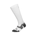 2XU Mens Vector Full Length Socks White / Grey S