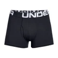 Under Armour Mens Charged Cotton 3-inch 3 Pack Black XS