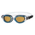 Zoggs Predator Flex Polarised Swim Goggles Blue Regular