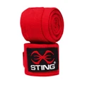 Sting Elasticised Hand Wraps 450cm Red