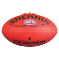 Sherrin Synthetic Australian Rules Ball Red 3