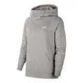 Nike Womens Sportswear Essential Fleece Funnel Neck Hoodie Grey S