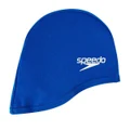 Speedo Junior Polyester Swim Cap Blue