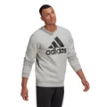 adidas Mens Essentials Big Logo Fleece Crew Sweatshirt Grey XXL