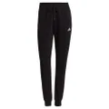 adidas Womens Essentials Fleece 3-Stripes Pants Black S