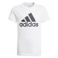 adidas Boys Big Logo Tee White/Black 8 8