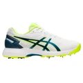 Asics GEL 350 Not Out FF Mens Cricket Spikes White/Blue US 8