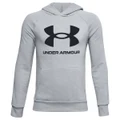 Under Armour Boys Rival Hoodie Grey/Black XS XS