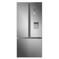 Haier 489 Litre French Door Refrigerator - Brushed Silver