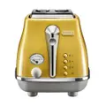 Delonghi Icona Capitals 2 Slice Toaster - New York Yellow
