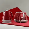 Delonghi Icona Capitals 2 Slice Toaster - Tokyo Red