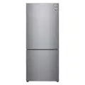 LG 420 Litre Bottom Mount Refrigerator - Stainless Steel
